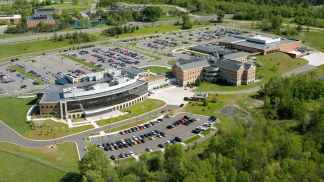 An aerial view of the East Medical Campus