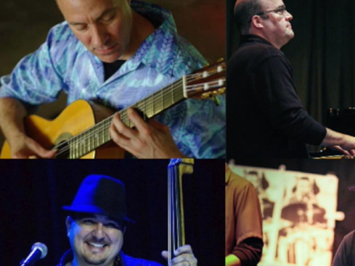 collage of musicians playing instruments
