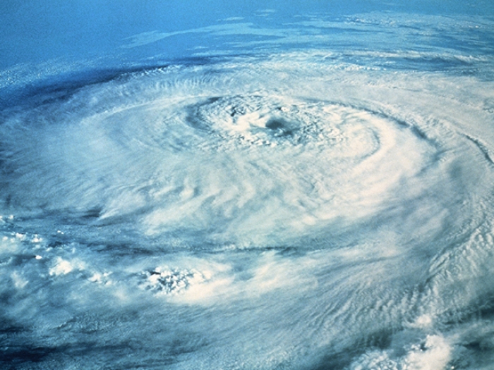 Hurricane from above