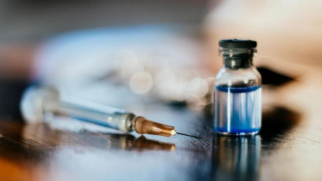 vial and medicine