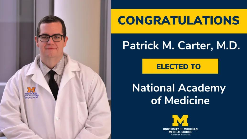 Carter in white coat, inducted to NAM