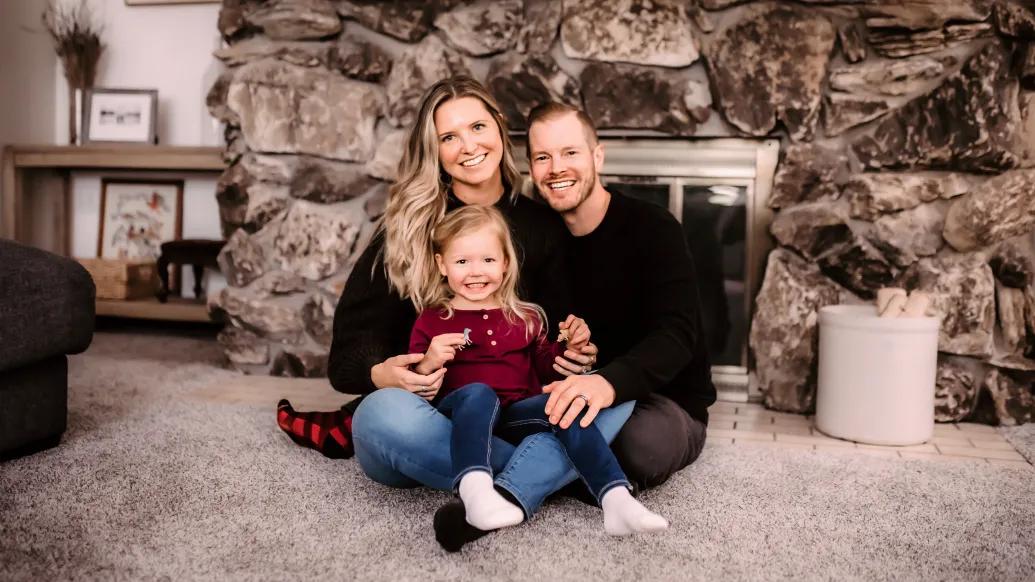 family smiling togehter