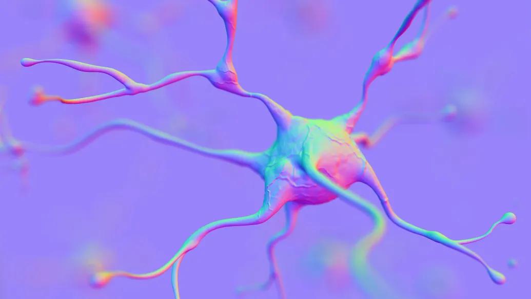 Illustration of neuron cell
