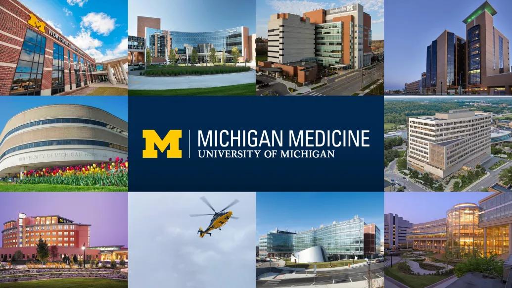 A collage of images representing Michigan Medicine