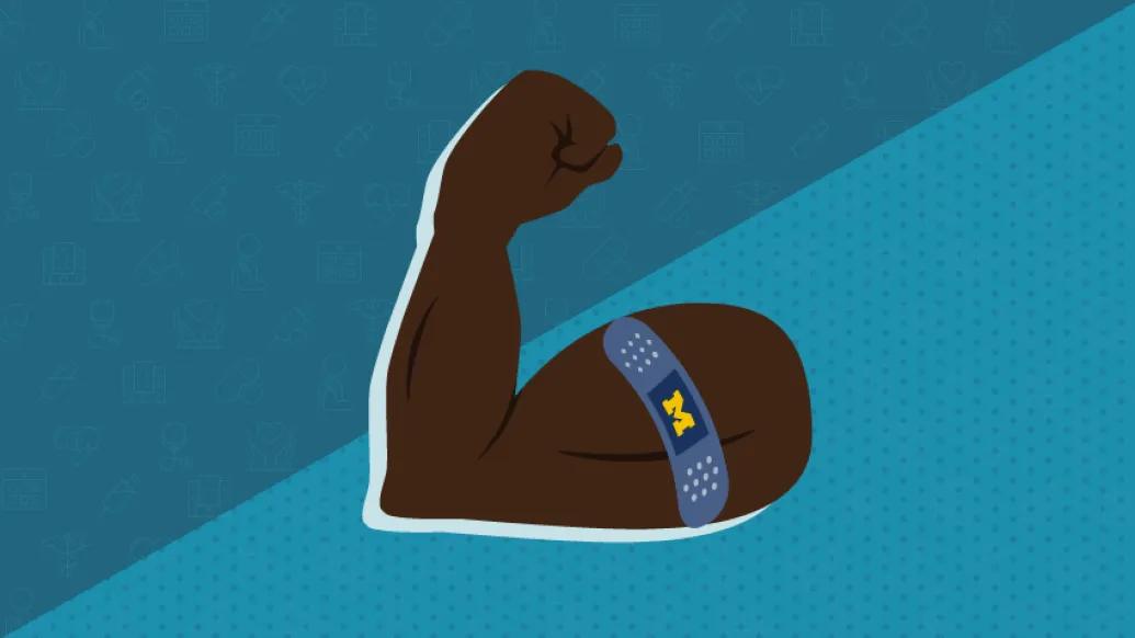 arm strong muscle band aid UM