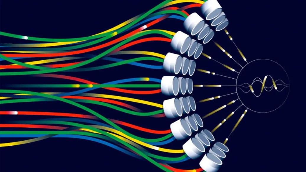 Color wires Microsopic Tissue Ultrasonic waves