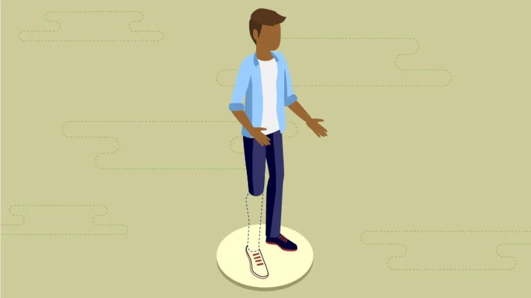 Person standing