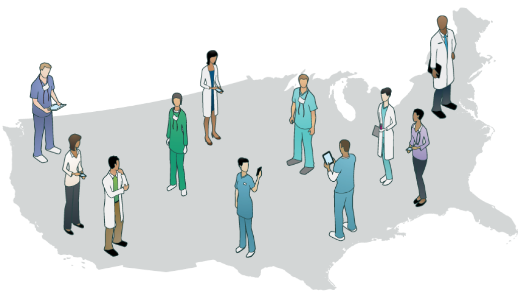 doctors on american map