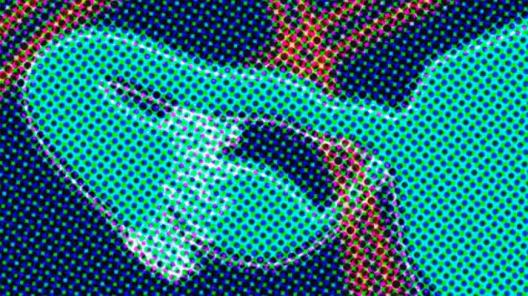 Graphic of fallopian tube uterus atlas halftone