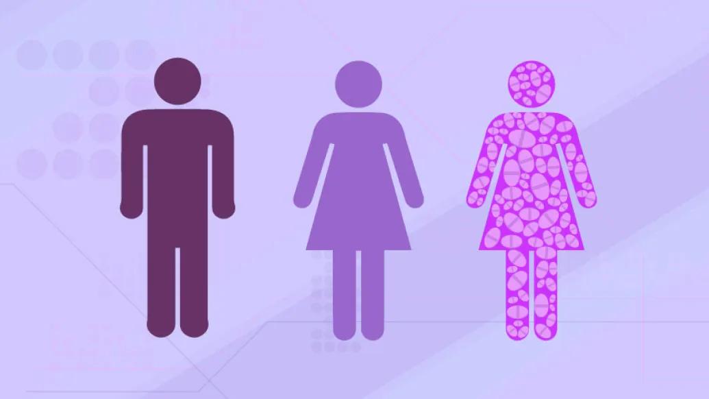 Three people and one is deferent