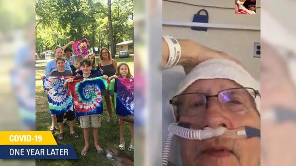 Man with family in the hospital involving Covid