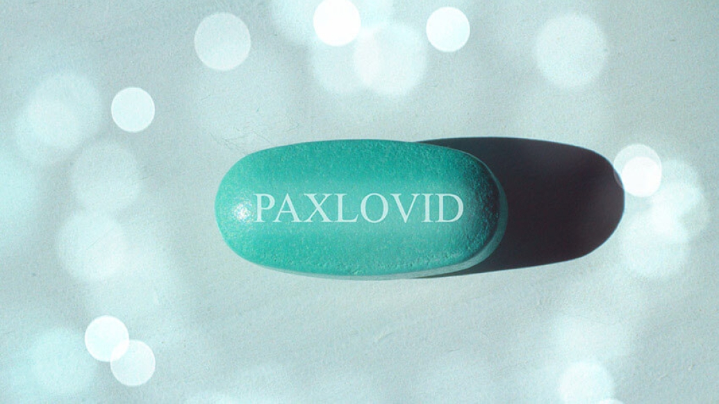Paxlovid pill green Covid medicine