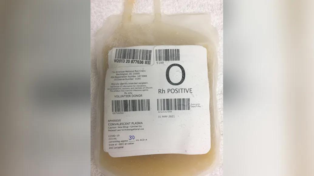 bag of plasma