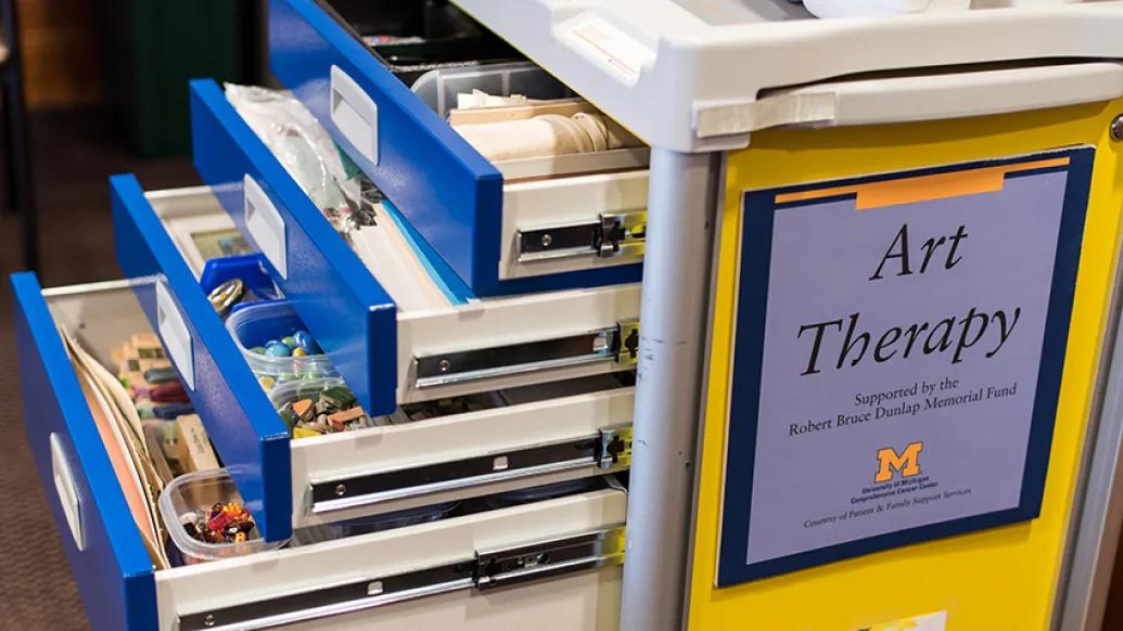 University of Michigan art therapy supplies