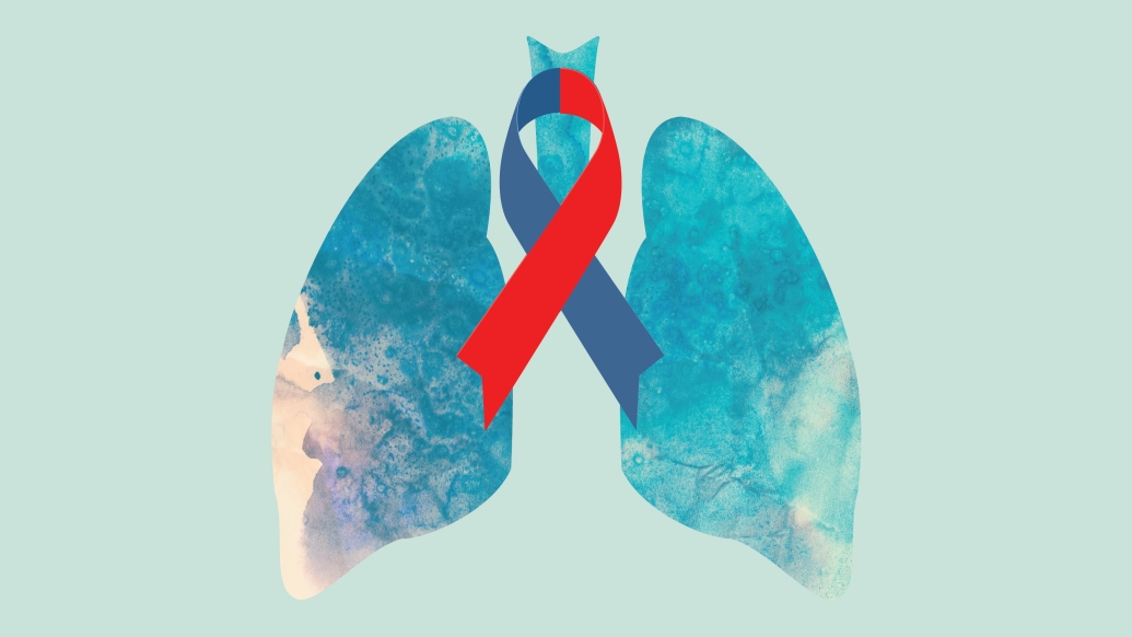 Global pulmonary fibrosis awareness month lung graphic