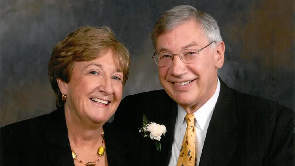 Lewy body dementia caregiver Sue and her husband