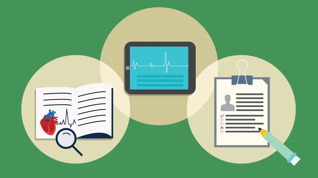 Illustration depicting cardiac arrest research