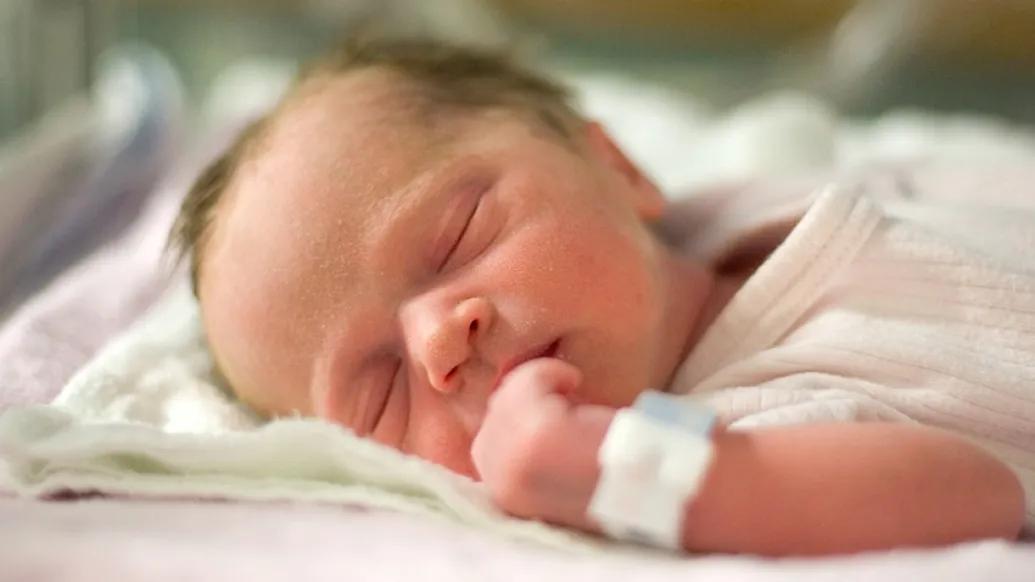 Premature baby diagnosed with retinopathy of prematurity