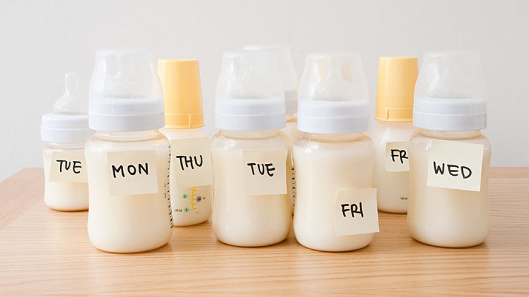 Milk bottles 