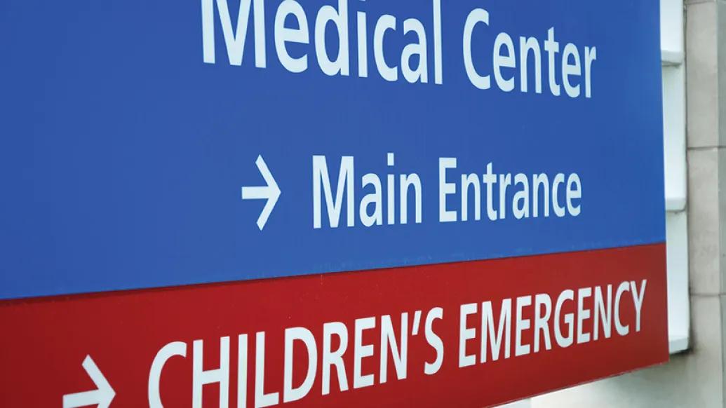 medical center childrens sign hospital