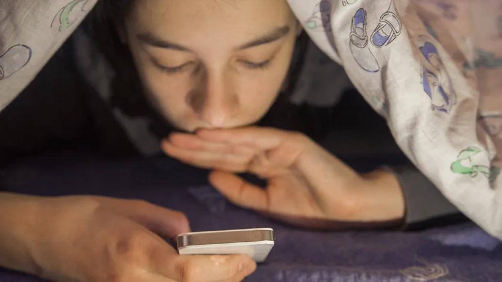 Many teenagers blame electronics for poor quality sleep.