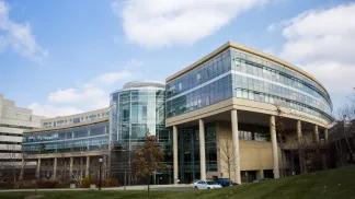 Photo of the exterior of the Cardiovascular Center building