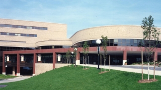 Exterior photo of the Maternal Child Health Center in 1991