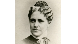 1871 portrait of Amanda Sanford, the first female medc school graduate