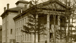 1865 photo of expanded medical building