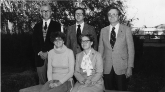1978 photo of the founding faculty of what was then called the Department of Family Practice