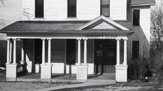 1940 photo of the human heredity clinic building