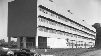 1954 photo of the Kreske Research Institute building