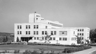 1953 photo of the maternity hospital building