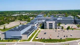 An aerial view of southern NCRC