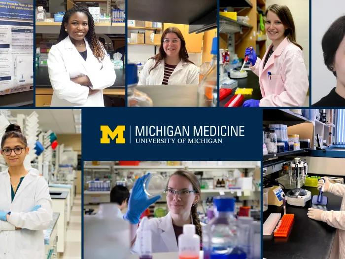 Women in science collage