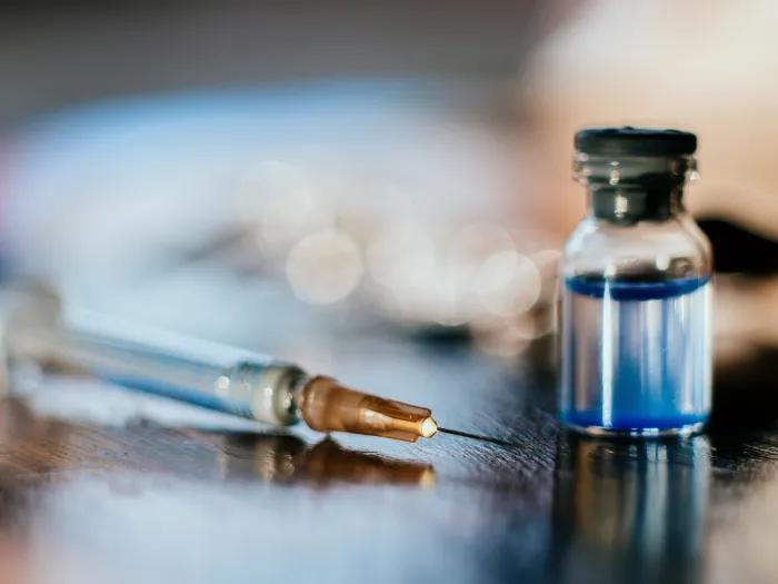 vial and medicine