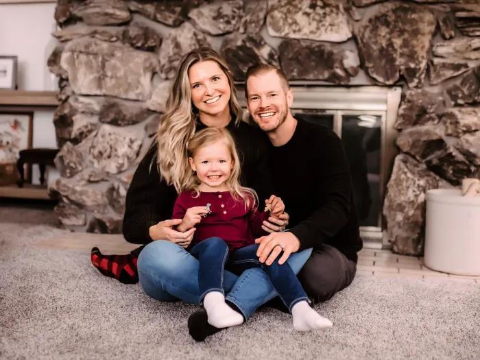 family smiling togehter