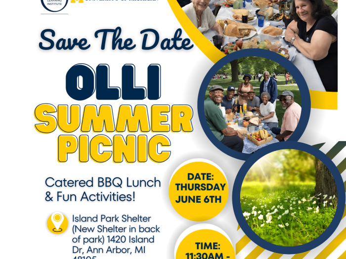 OLLI Summer Picnic Save The Date 