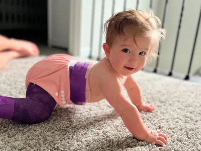 crawling on floor