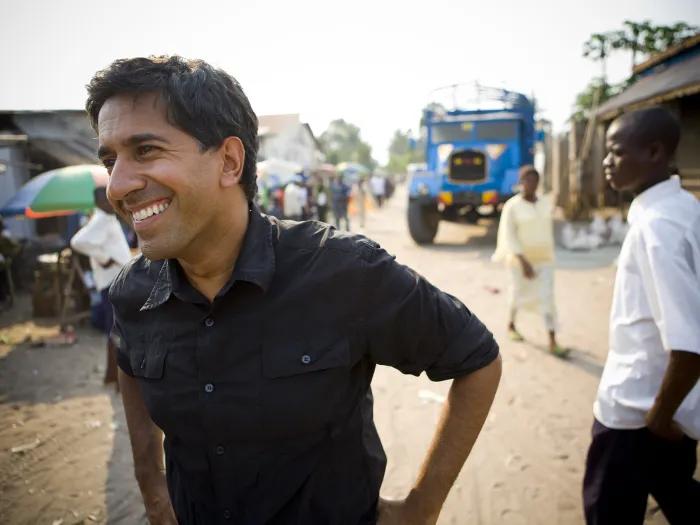 CNN medical correspondent Sanjay Gupta is outdoors on location in the Democratic Republic of Congo