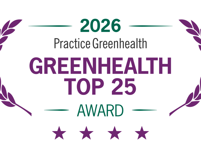 Practice Greenhealth Award, 2026