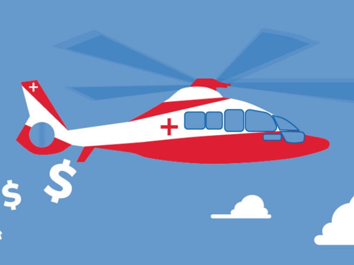 Air ambulance bills