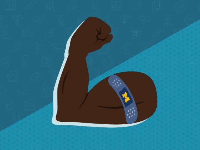 arm strong muscle band aid UM
