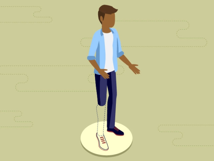 Person standing