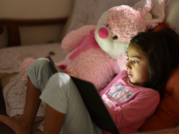 Girl gaming image