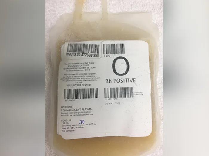 bag of plasma