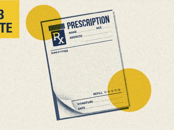 prescription pad lab notes
