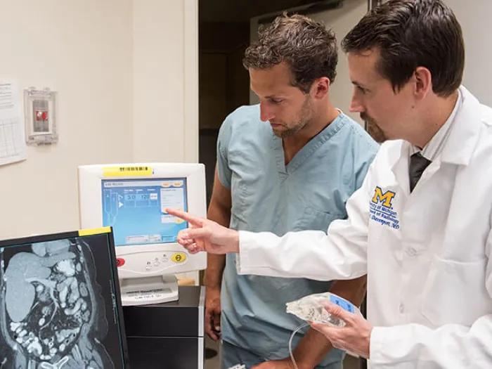 Radiology providers looking at X-ray pointing