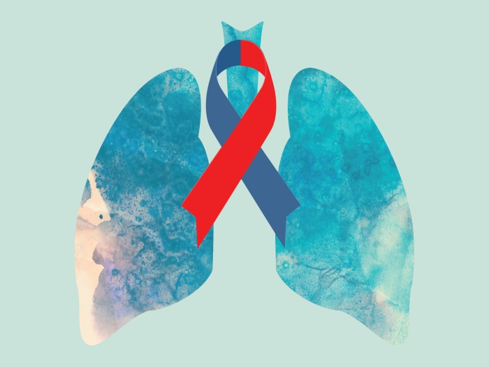 Global pulmonary fibrosis awareness month lung graphic