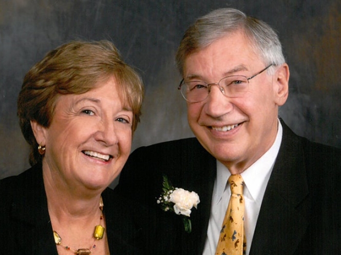 Lewy body dementia caregiver Sue and her husband